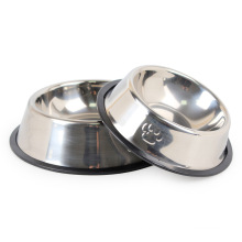 Stainless Steel Dog Food Bowl Custom Fall Resistant and Non-slip Dog Feeding Bowl